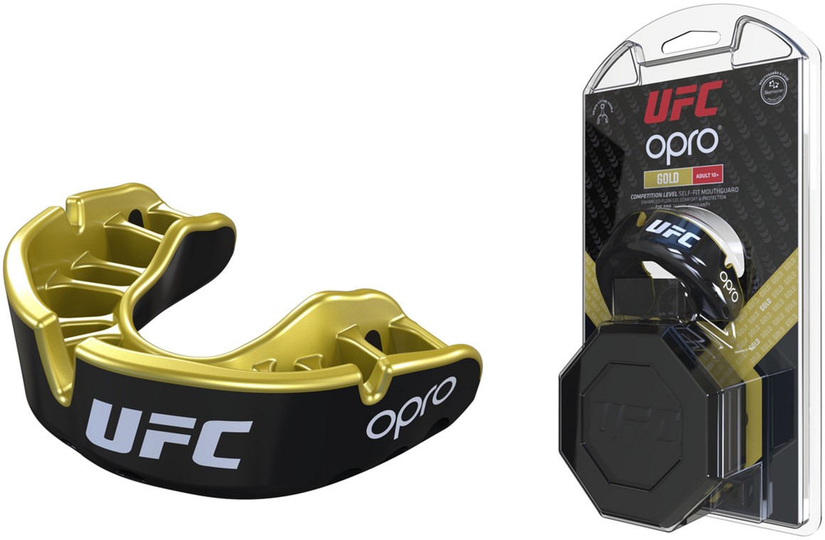 

Капа OPRO Gold UFC Hologram Black Metal/Gold (002260001)