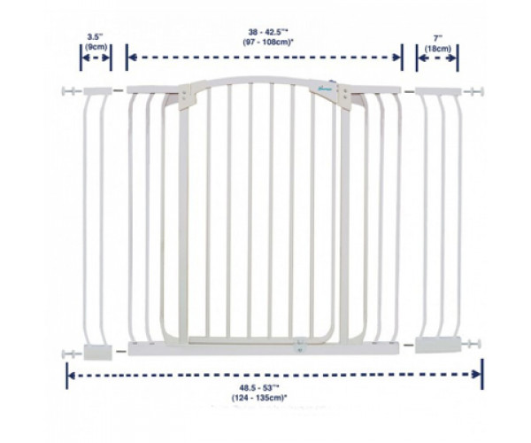 

Дверной барьер Swing closed security gate 97-135 см высота 103 см F792W