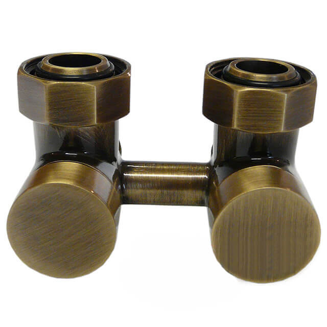 

Узел подключения эксклюзивный угловой Schlosser 3/4 x M22x1.5 Антич. латунь (601000011)