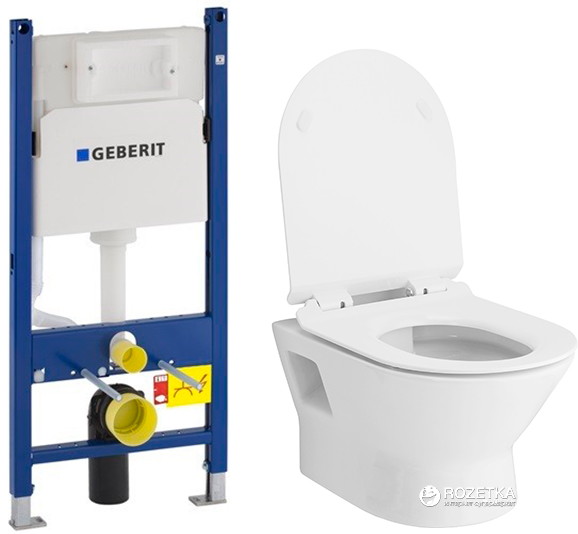 

Инсталляция GEBERIT Duofix 458.126.00.1 + унитаз VOLLE Fiesta Rim 13-77-034/13-77-225 + сиденье Slim SoftClose 13-77-033