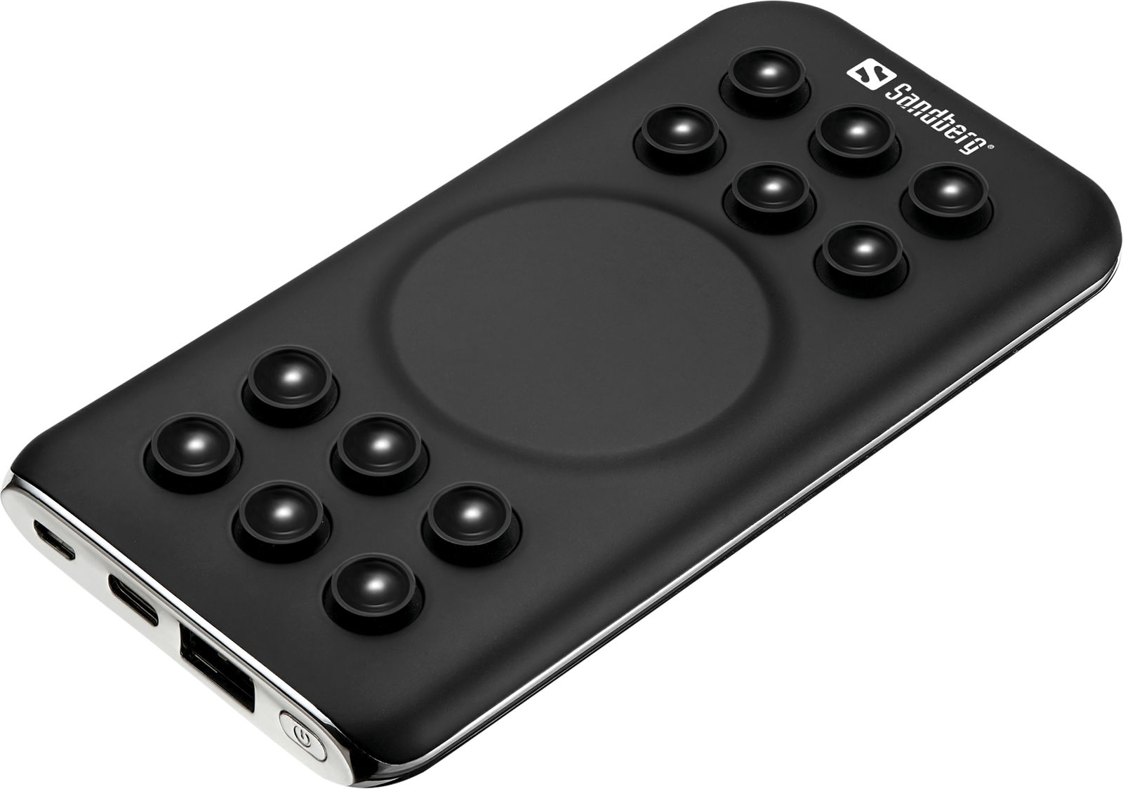 

УМБ с беспроводной зарядкой Sandberg Powerbank 6000 Wireless + USBC (420-37), черная