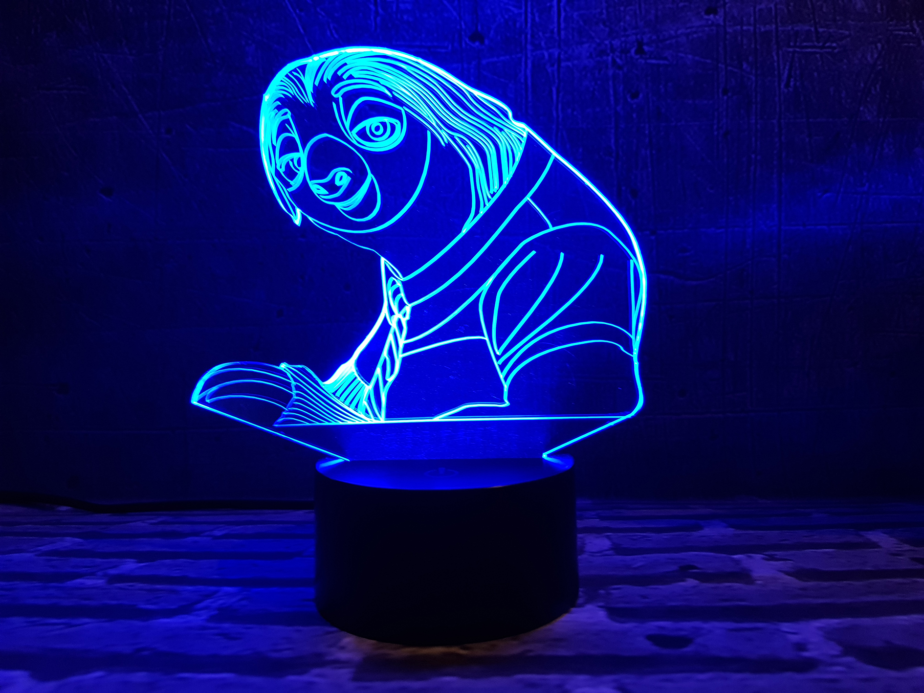 

Детский ночник - светильник "Ленивец" 3DTOYSLAMP