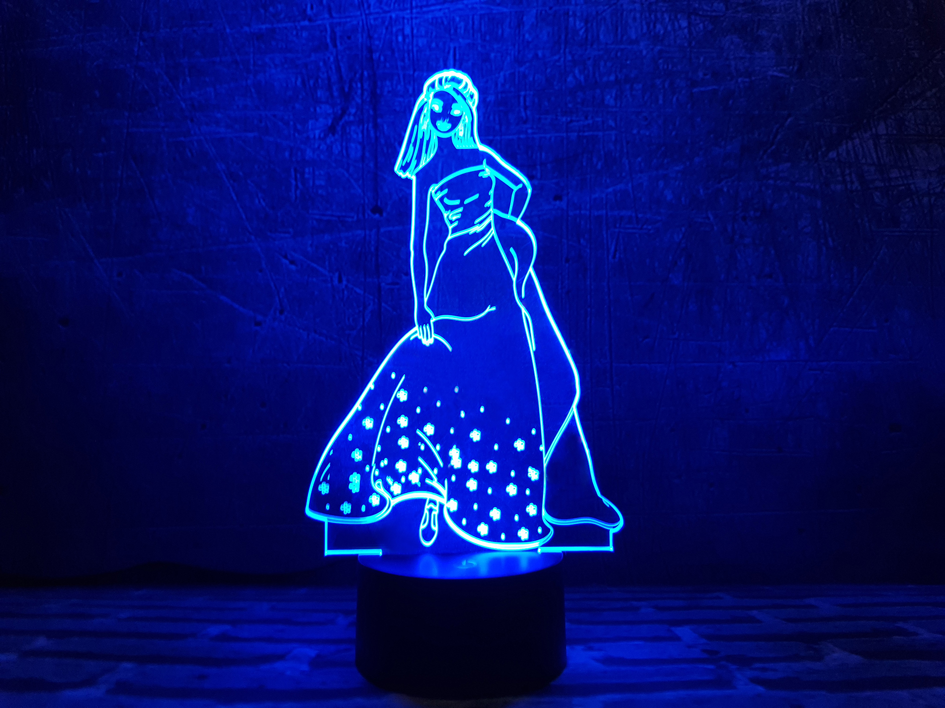 

Детский ночник - светильник "Золушка" 3DTOYSLAMP