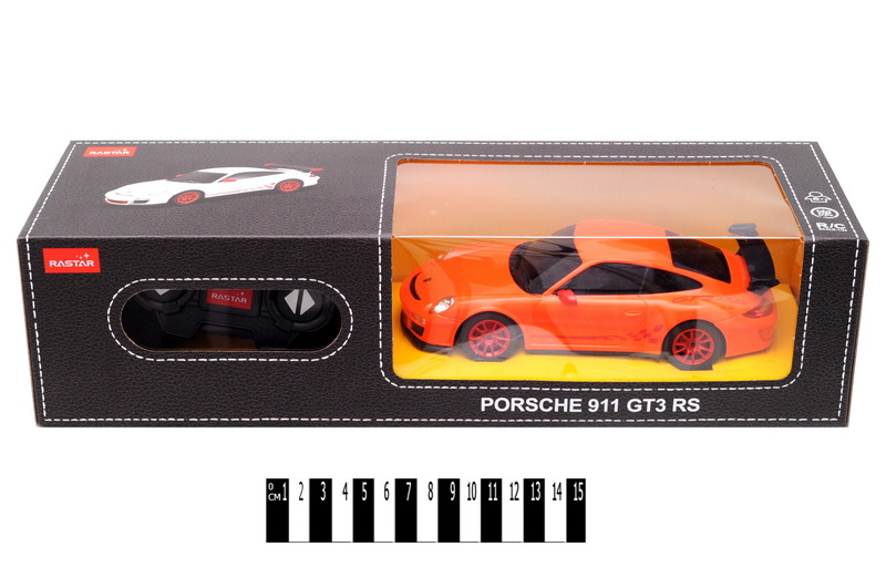 

Машина на радиоуправлении Rastar Porsche GT3 RS, 1:24, 39900