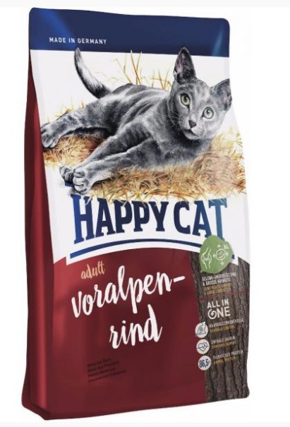 

Сухой корм для котов Happy Cat Voralpen-Rind 10 кг