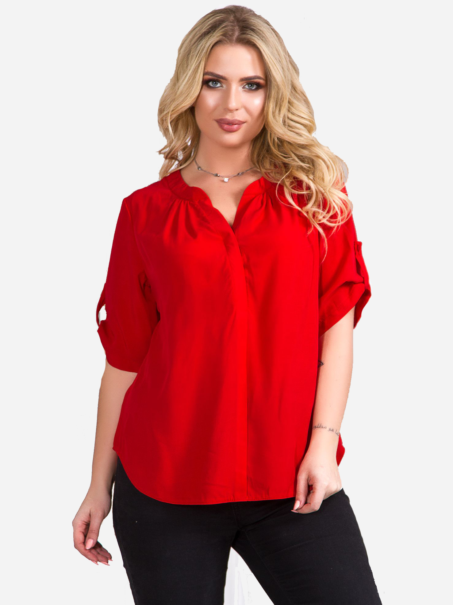 

Блузка DEMMA 5636  Красная, Блузка DEMMA 5636 44 Красная