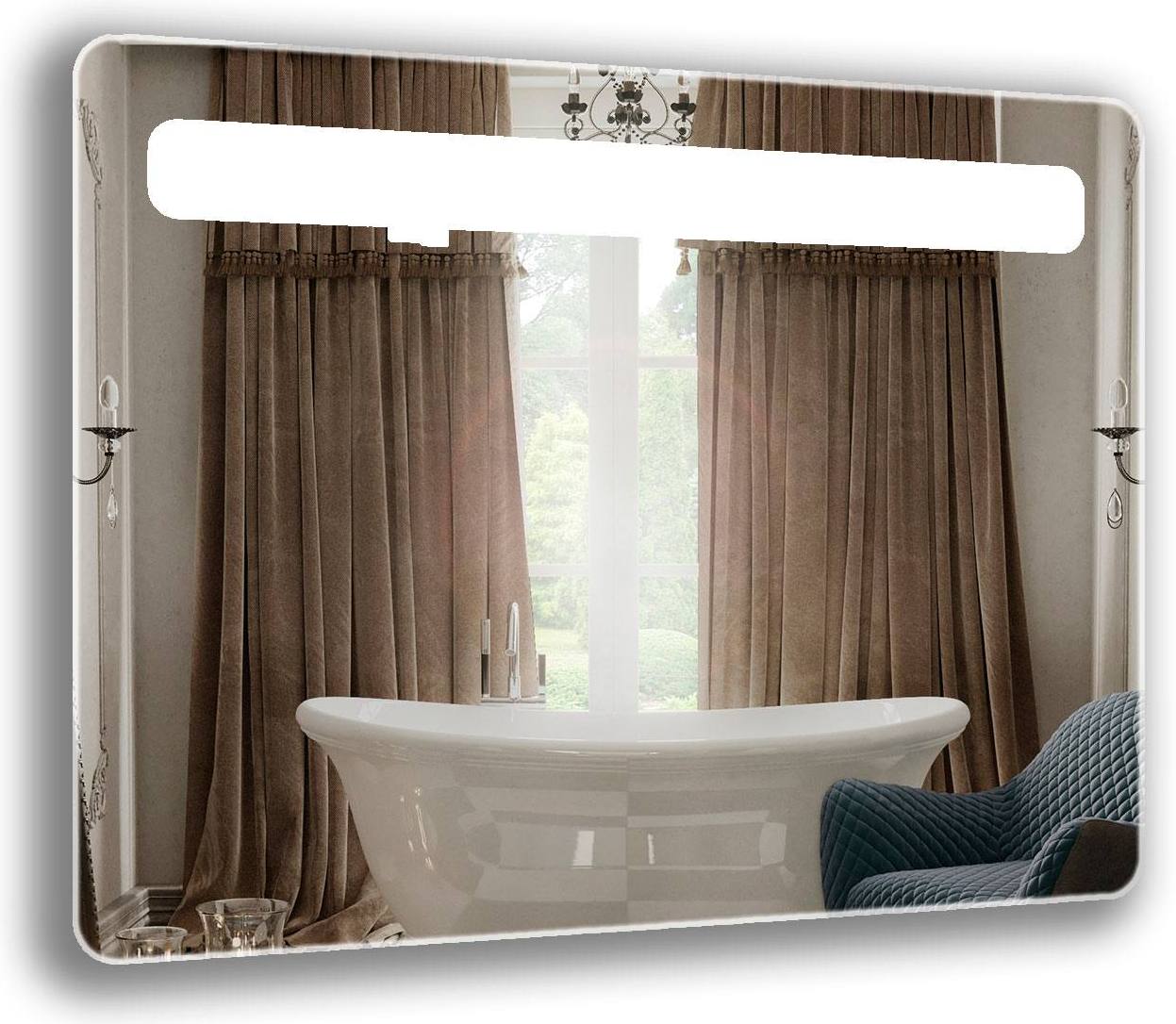 

Зеркало в ванную с LED-подсветкой StudioGlass 6-22 100х80 см