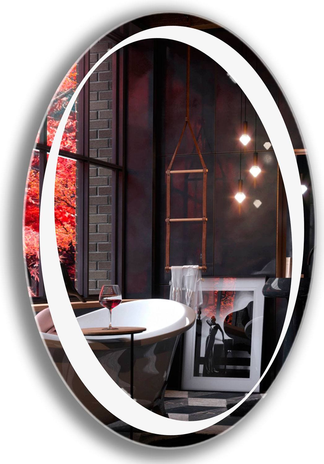 

Зеркало в ванную с LED-подсветкой StudioGlass 6-44 120х80 см