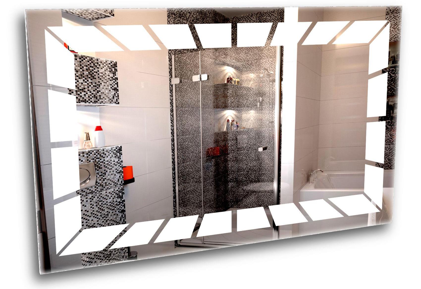

Зеркало в ванную с LED-подсветкой StudioGlass 6-9 100х80 см