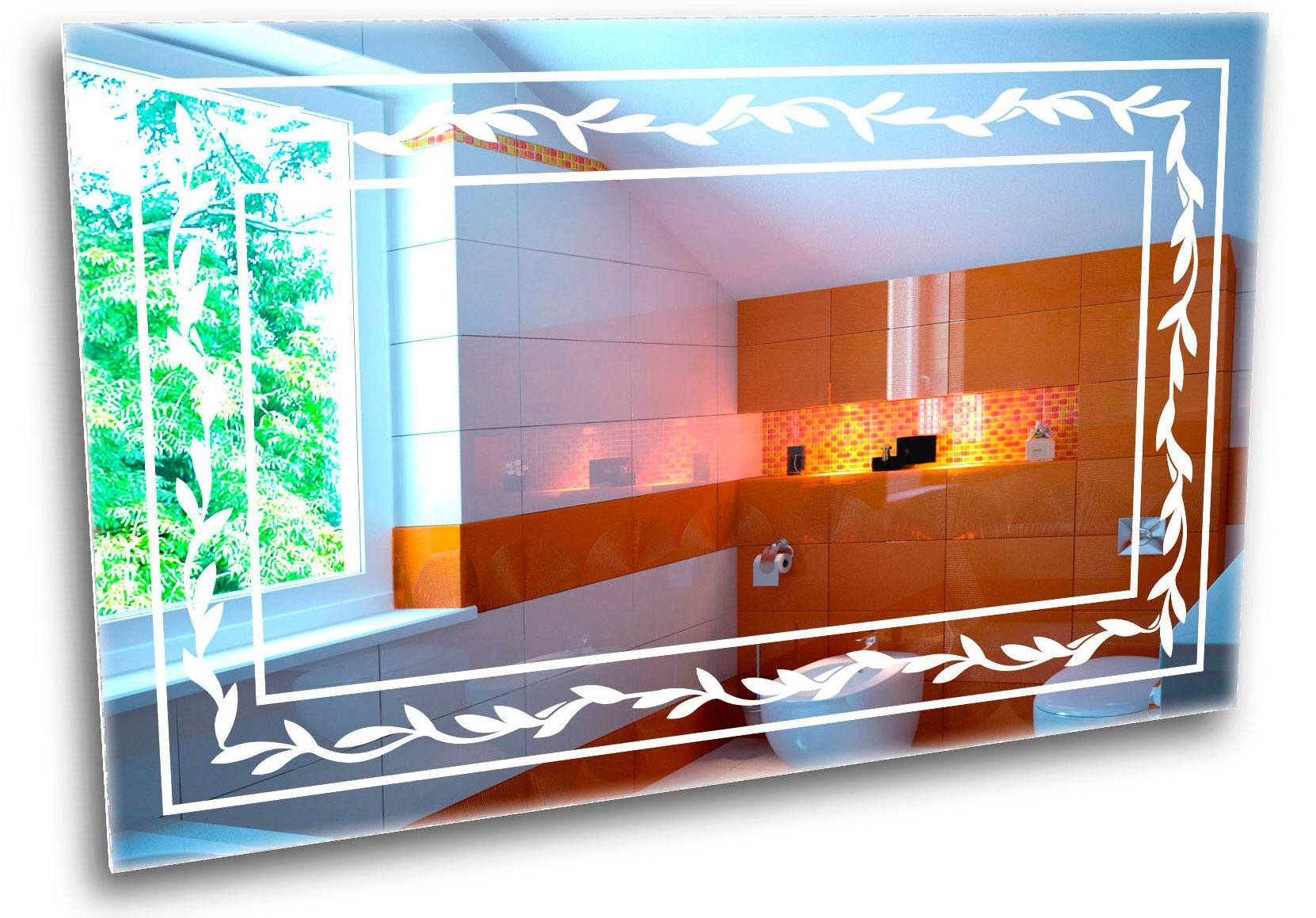 

Зеркало в ванную с LED-подсветкой StudioGlass 6-14 80x50 см