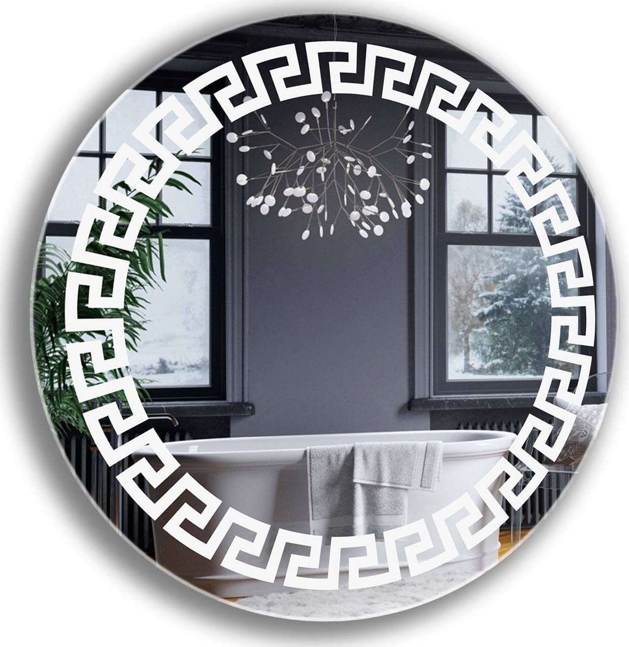 

Зеркало в ванную с LED-подсветкой StudioGlass 6-38 60x80 см