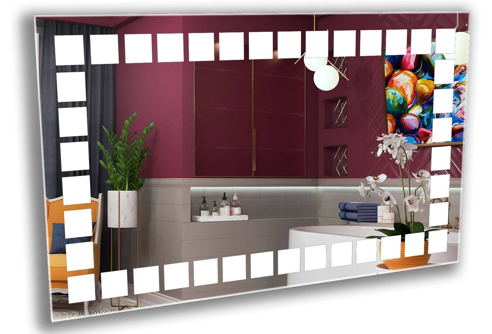 

Зеркало в ванную с LED-подсветкой StudioGlass 6-24 100x80 см