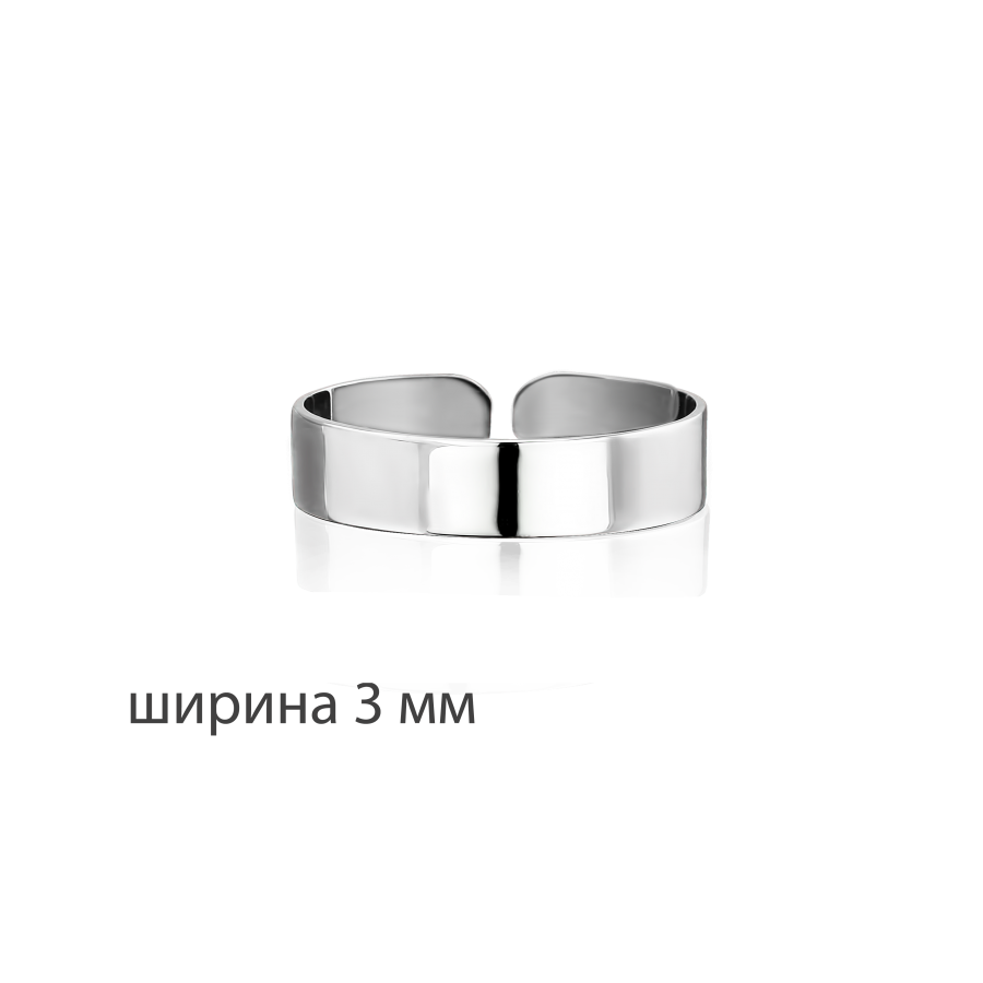 

Кольцо Qzsilver (901-01040) Серебро Белый 17.5 размер