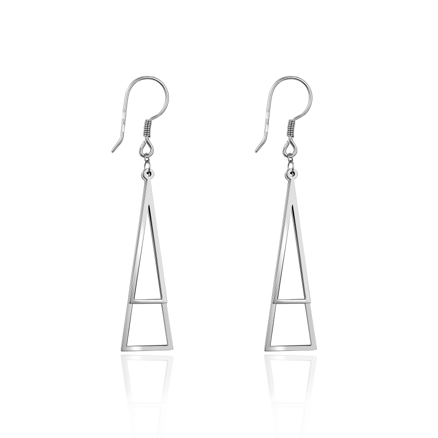 

Серьги Qzsilver (902-01169) Серебро Белый