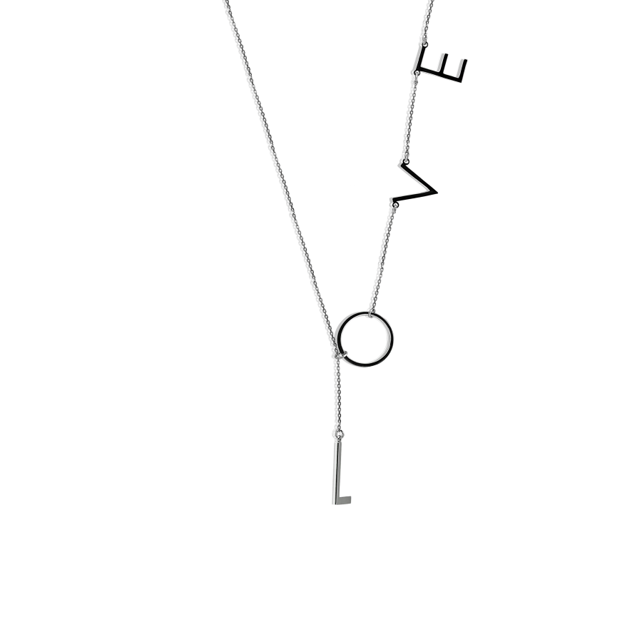 

Колье Qzsilver (908-00846) Серебро Белый 45 размер