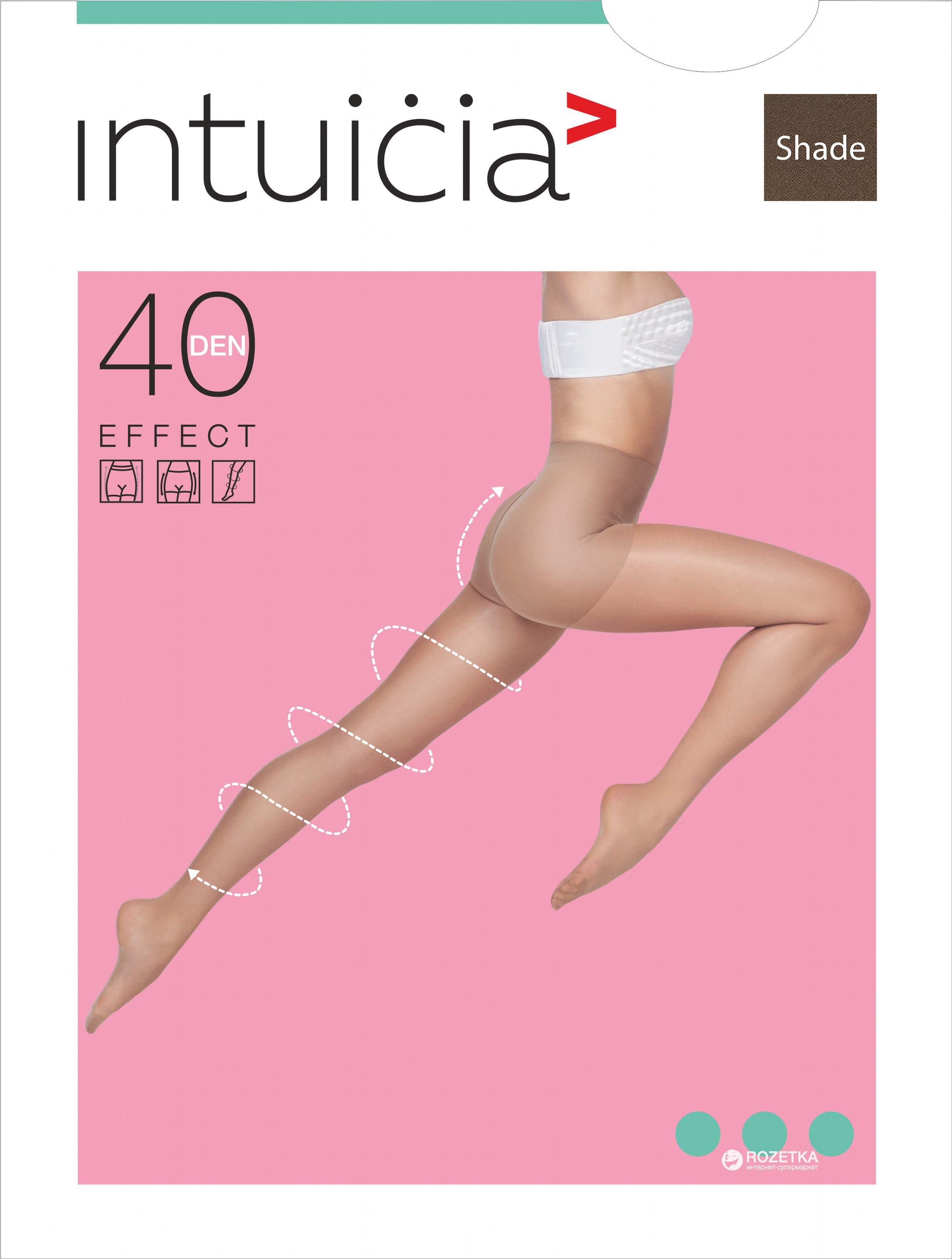 

Колготки Intuicia Effect 40 Den 2 р Shade