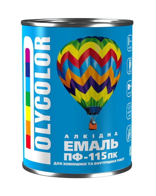 

Эмаль Polycolor ПФ-115 50 кг светло-серая(000000128)