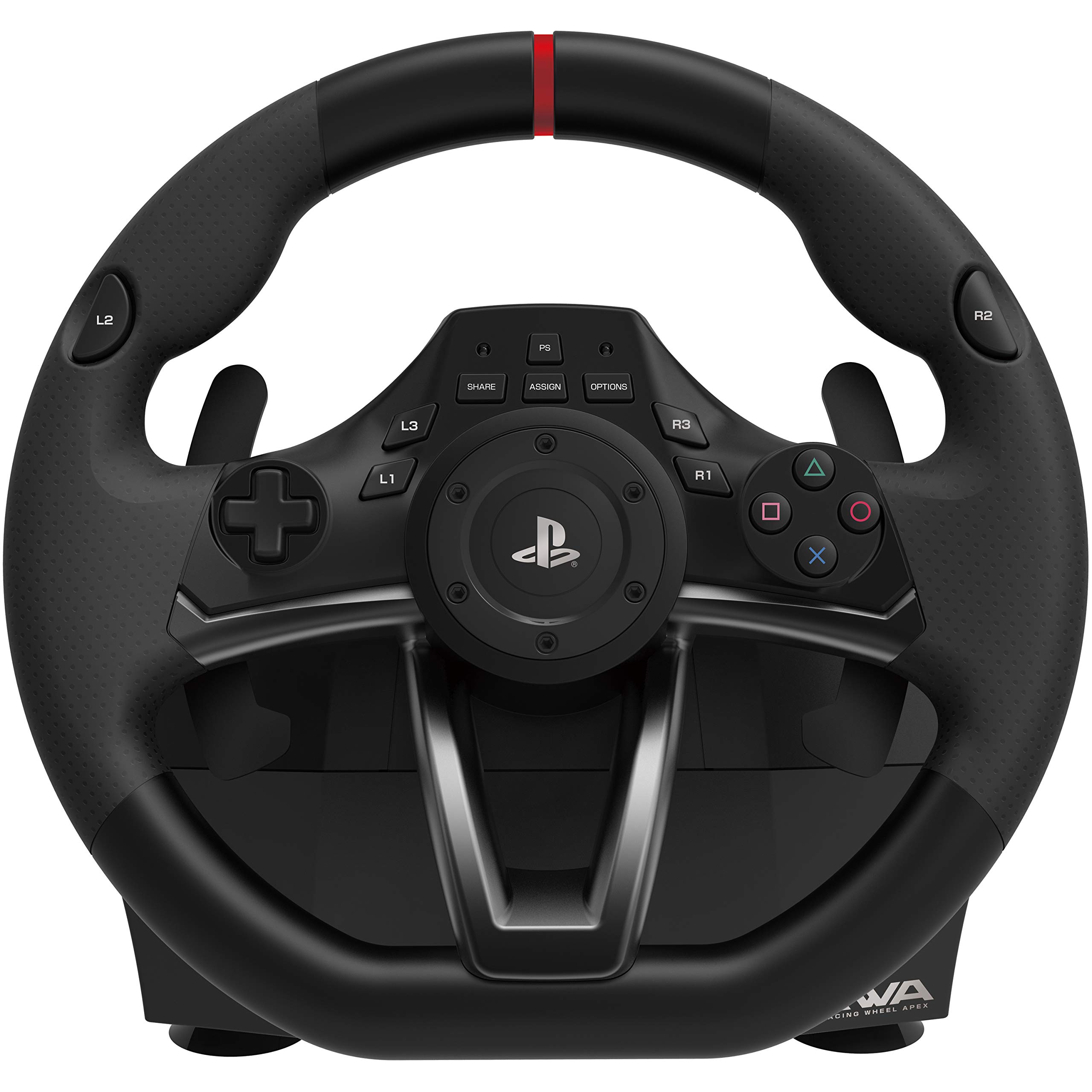 

Проводной руль HORI Racing Wheel Apex (PC/PS3/PS4) с вибрацией + педали + комплект для крепления Черный