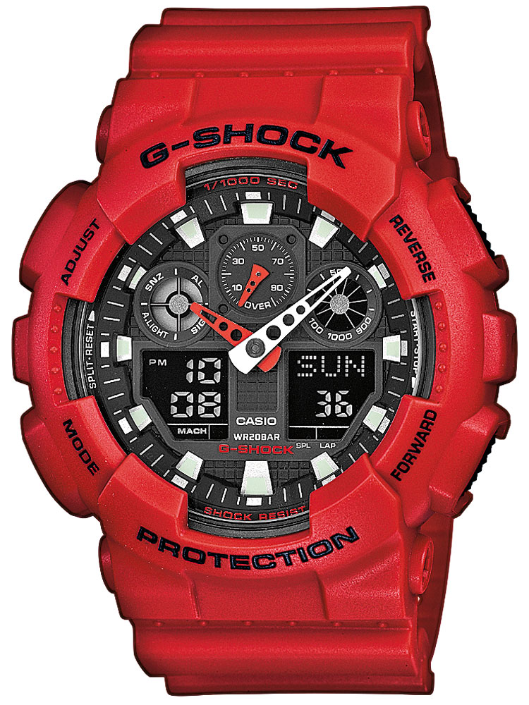 

Часы CASIO GA-100B-4AER G-SHOCK 51mm 20ATM