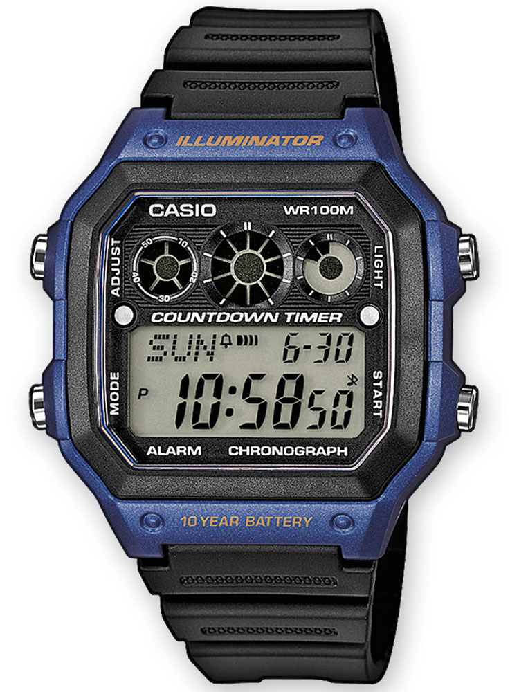 

Часы CASIO AE-1300WH-2AVEF Collection 10ATM 42mm