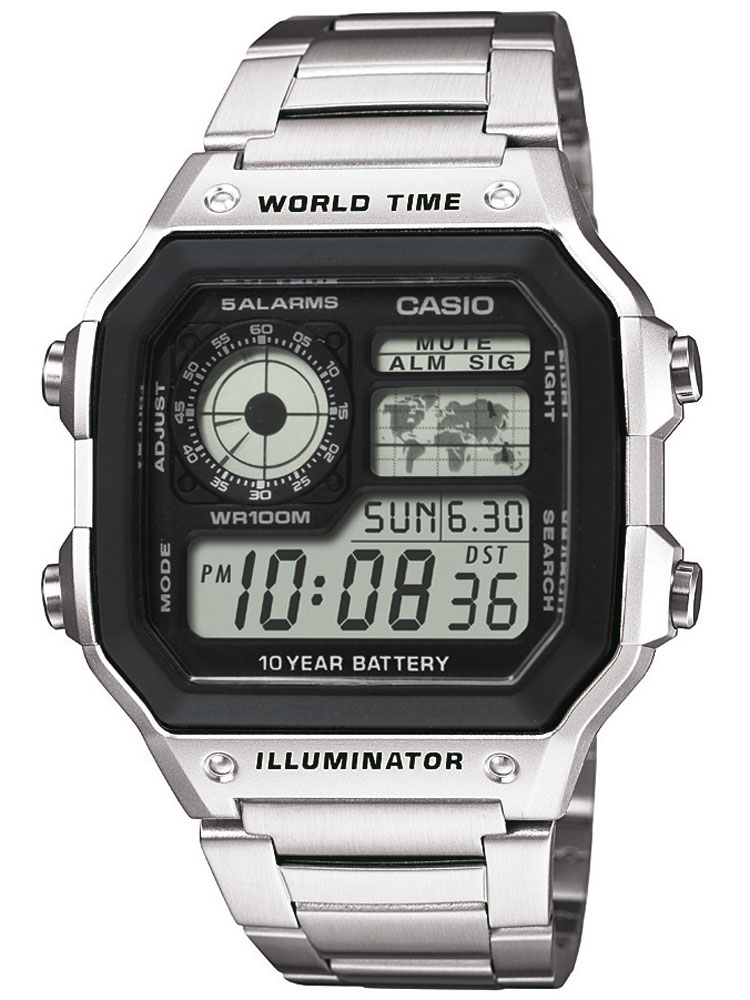 

Часы CASIO AE-1200WHD-1AVEF Collection 10ATM 42mm