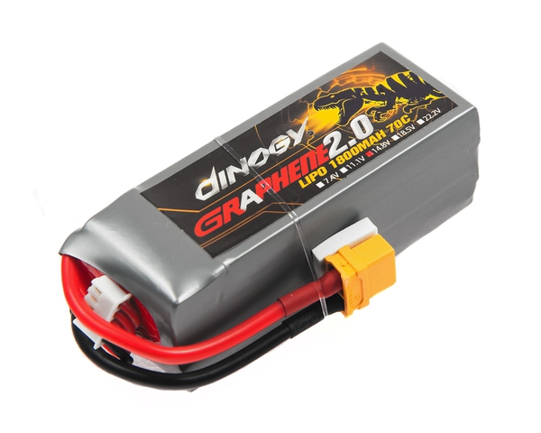

Аккумулятор Dinogy G2.0 Li-Po 1800mAh 14.8V 4S 70C XT60