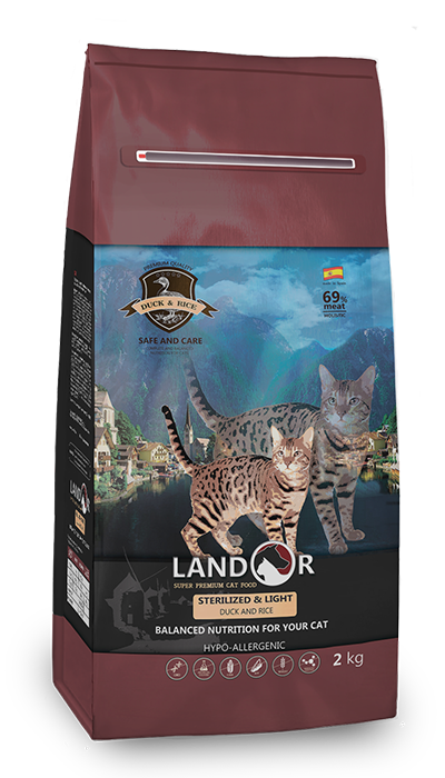 

Сухий корм Landor (Ландор) для стерилізованих котів з надмірною вагою 10кг