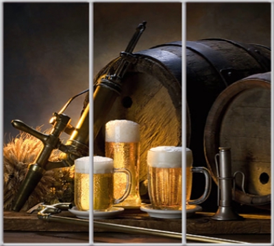 

Шкаф купе Luxe Studio Стандарт-1 Фотопечать Horeca-5 2300x2400x600 трехдверный