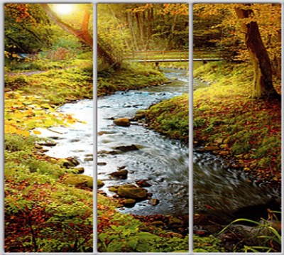 

Шкаф купе Luxe Studio Стандарт-1 Фотопечать Природа-102 2300x2000x600 трехдверный