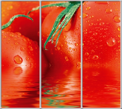 

Шкаф купе Luxe Studio Стандарт-1 Фотопечать Еда и напитки-19 2300x2200x600 трехдверный