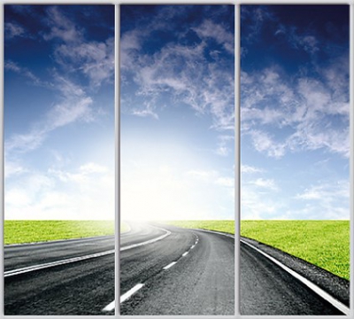 

Шкаф купе Luxe Studio Стандарт-1 Фотопечать Природа-213 2300x2100x600 трехдверный