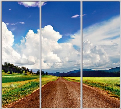 

Шкаф купе Luxe Studio Стандарт-1 Фотопечать Природа-38 2300x2200x600 трехдверный