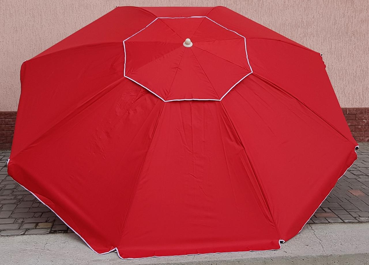 

Зонт садовый торговый Sansan Umbrella 011F красный 3 метра