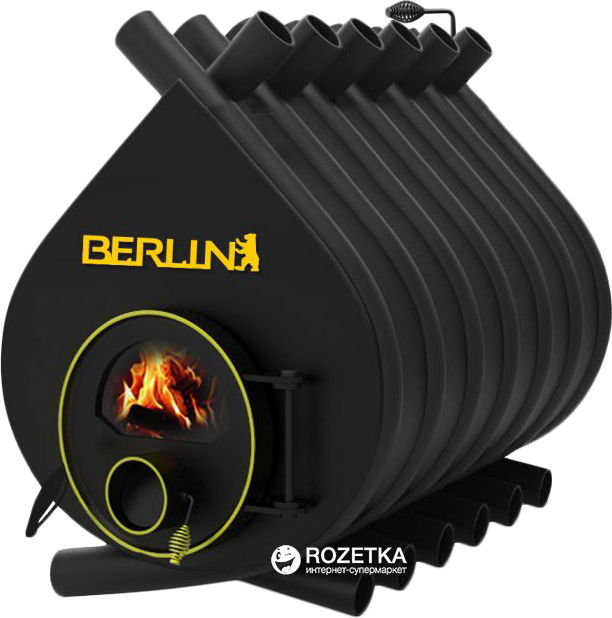 

Печь калориферная для дома и дачи Berlin О4 Classic со стеклом (KK-00400KLS)
