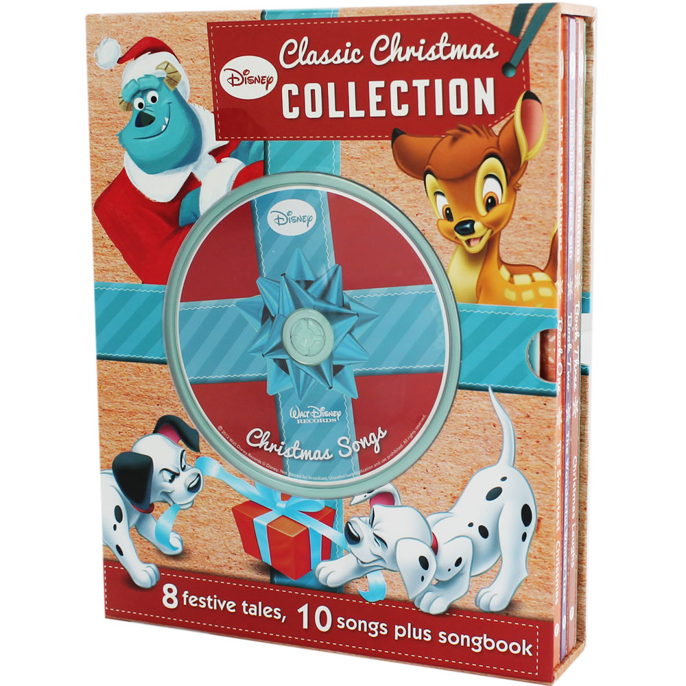 

Disney 4 Book Slipcase and CD classics Christmas