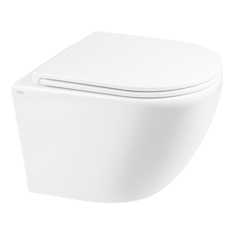 

Унитаз подвесной Qtap Robin безободковый с сидением Slim Soft-close QT1333046ERW