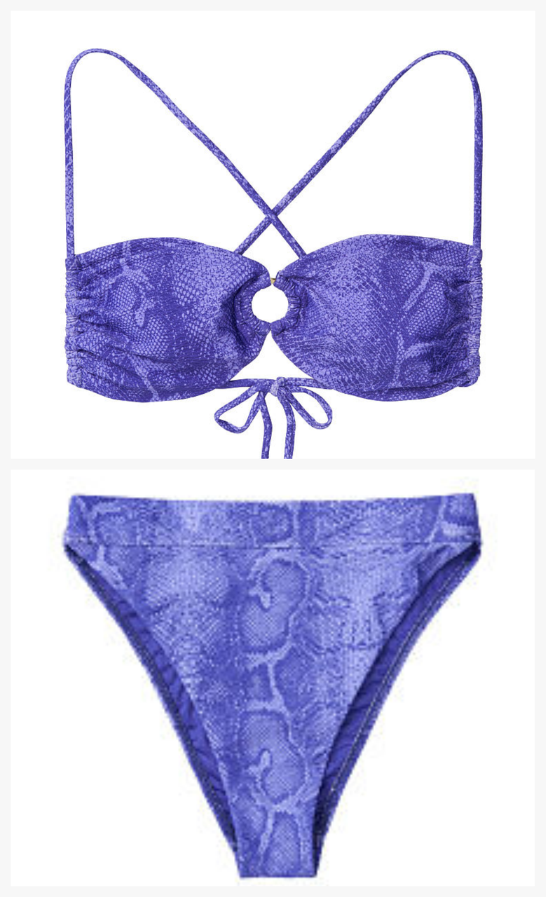 

Раздельный купальник женский Victoria's Secret 481477898 S Синий