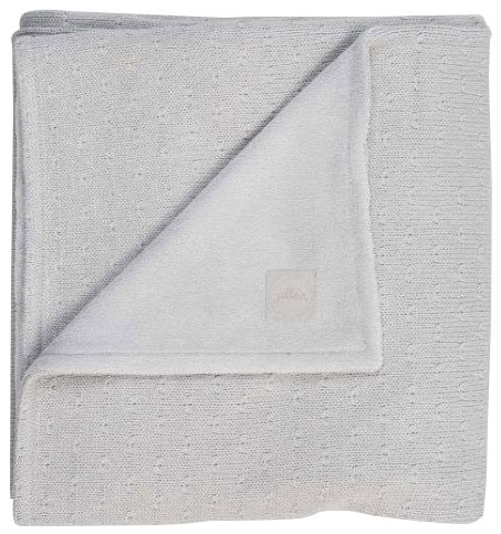 

Плед детский Jollein на флисе 100х150 Light Grey