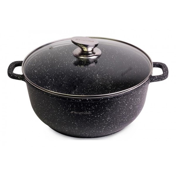 

Кастрюля Kamille Landes 2.3л с литыми алюминиевыми ручками