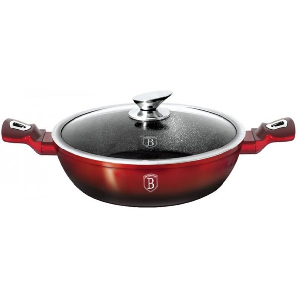

Сотейник Berlinger Haus Black Burgundy Ø28х7.5см с крышкой