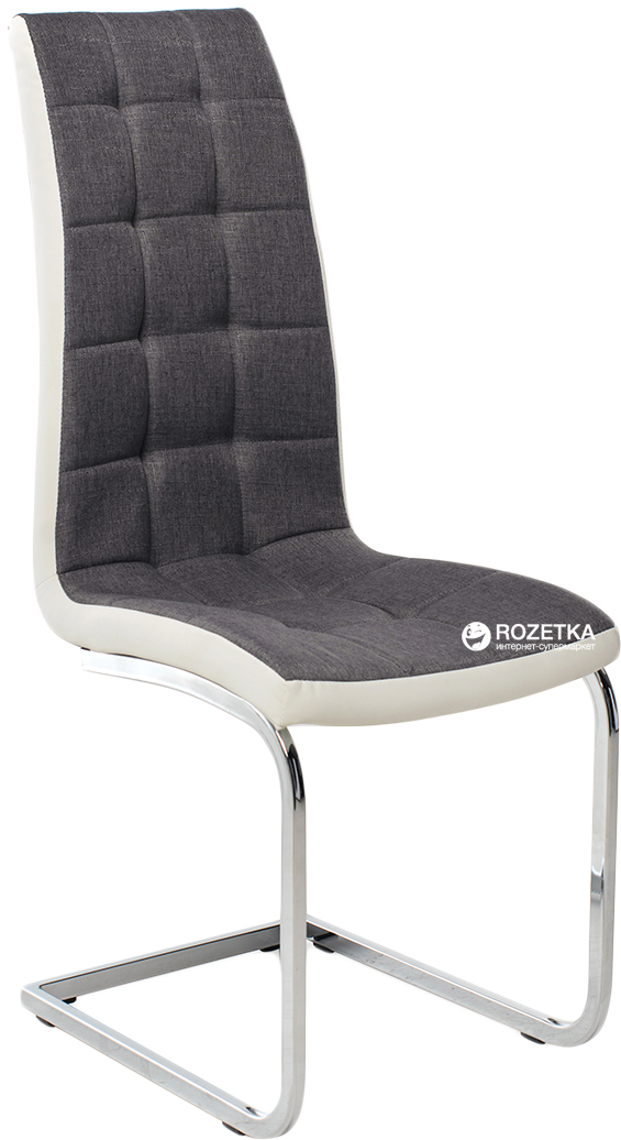 

Cтул Vetro Mebel S-117-grey-wh серый с белым