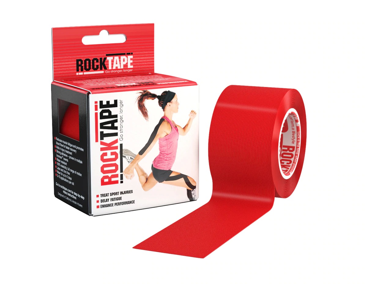 

Кинезио тейп RockTape Classic (5см х 5м) - красный