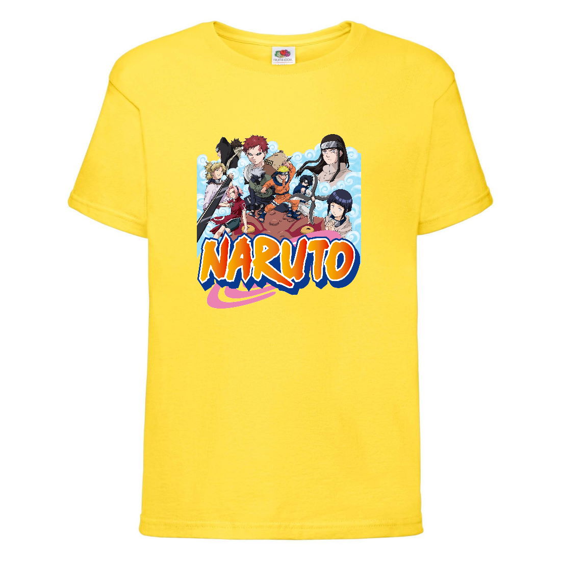

Футболка детская Наруто 024 (Naruto) желтая (NAR yel 024) 116 см