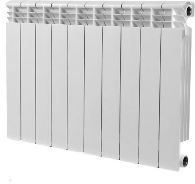 

Биметаллический радиатор 10 секций (Белый) ALLTERMO BIMETAL SUPER 500/100-11