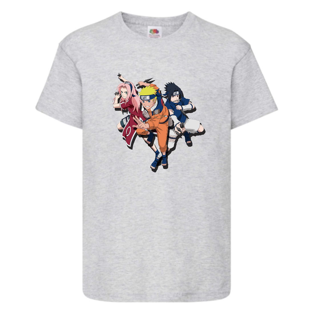 

Футболка детская Наруто 049 (Naruto) серая (NAR gry 049) 116 см