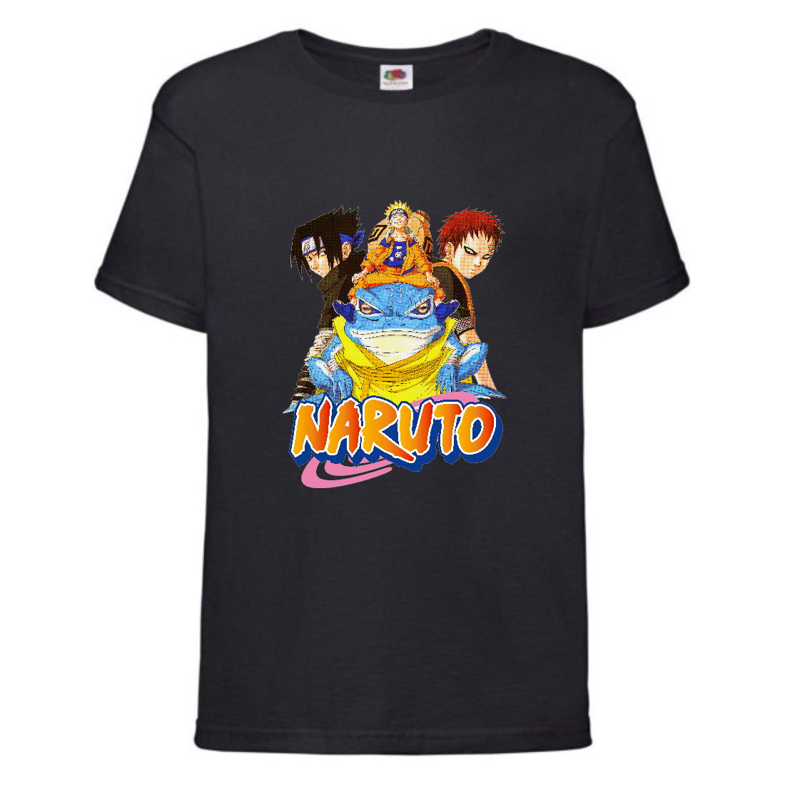 

Футболка детская Наруто 001 (Naruto) черная (NAR blc 001) 116 см