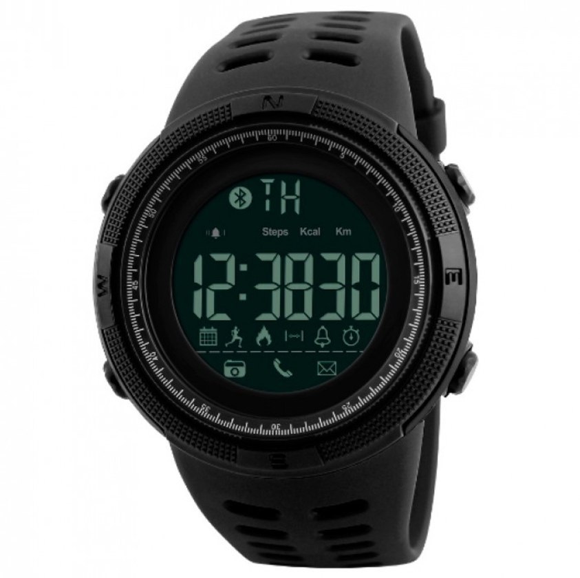 

Чоловічий спортивний кварцовий годинник Skmei Clever Black 1250
