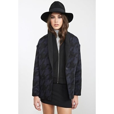 

Пальто женское FOREVER 21 Темно-синее, Пальто женское FOREVER 21 Темно-синее L