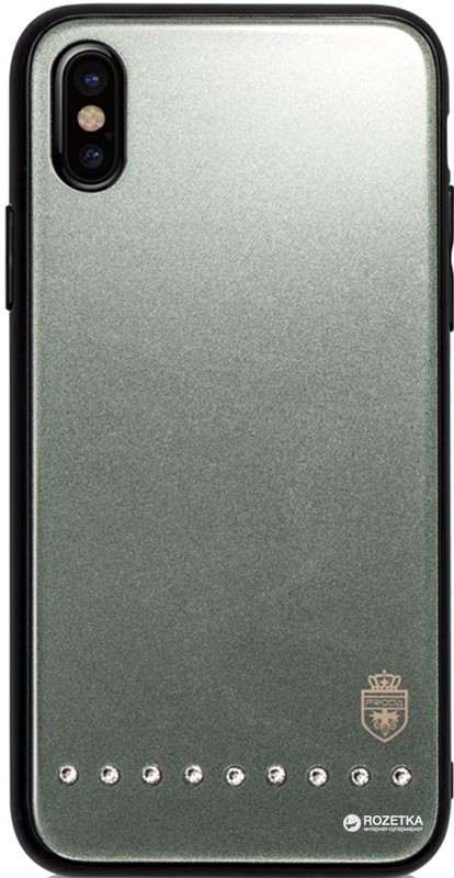 

Панель Remax Batili Series Glass Case для Apple iPhone X/Xs Green