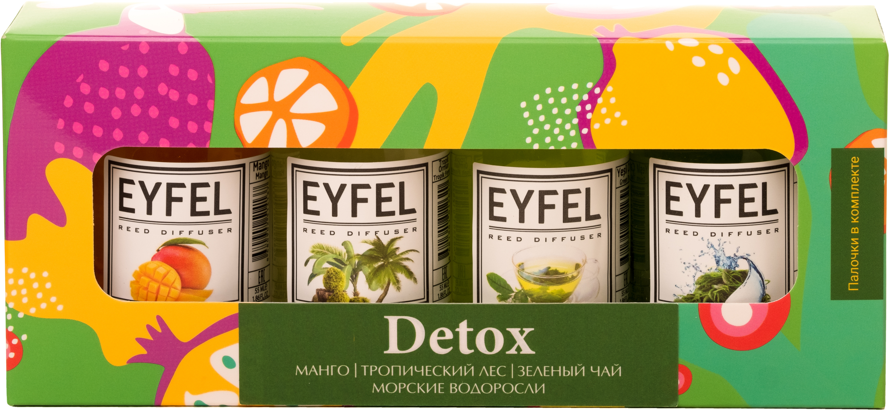 

Набор Eyfel Perfume Detox 4x55 мл